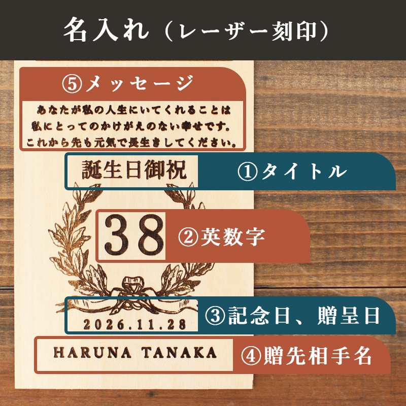 名入れ タオル 刻印