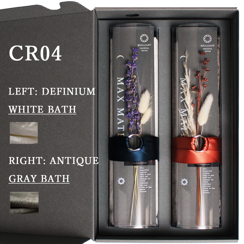 マックスマテリアブランドのクリスタルシリーズ。バスタオルセットからカラーバリエーションCR04。