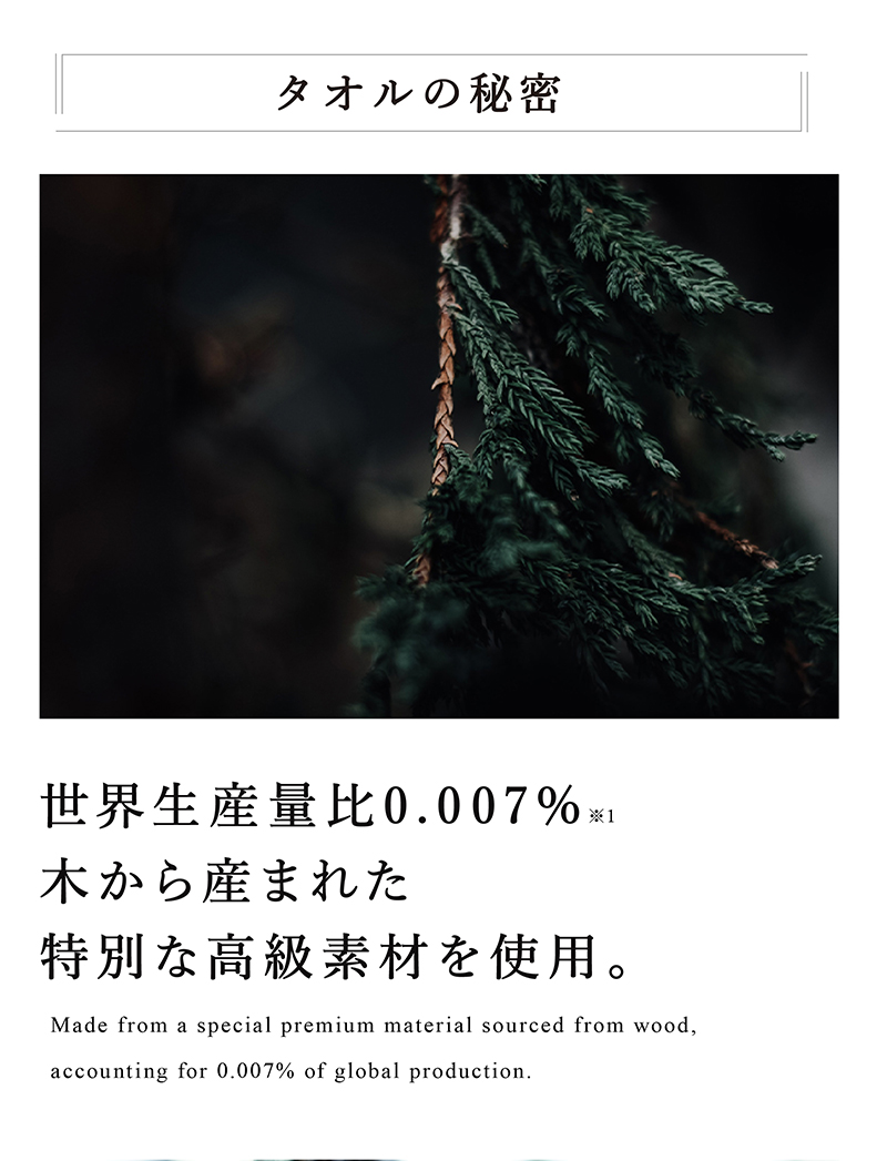 マックスマテリアブランド。タオルの秘密。MAXMATERIA