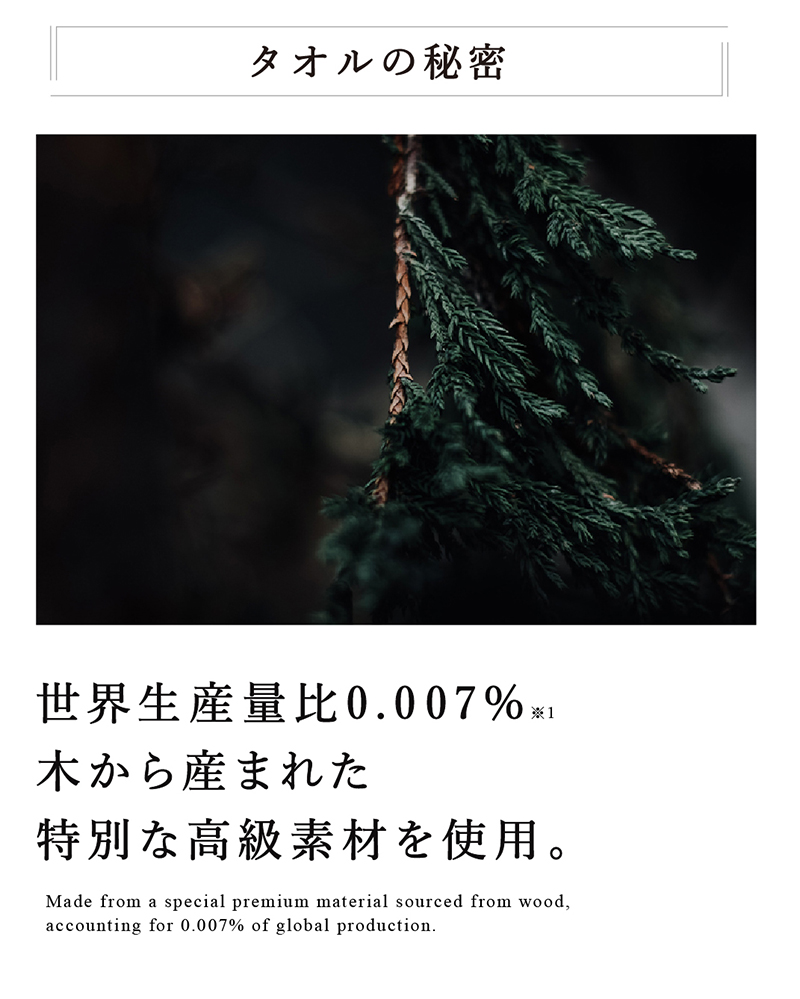 マックスマテリアブランド。タオルの秘密。MAXMATERIA