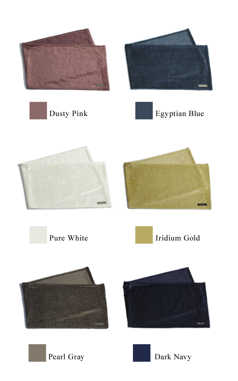 マックスマテリアブランドのBRILLIANT花束箱。千日紅。フェイスタオルカラバリ。MAXMATERIA